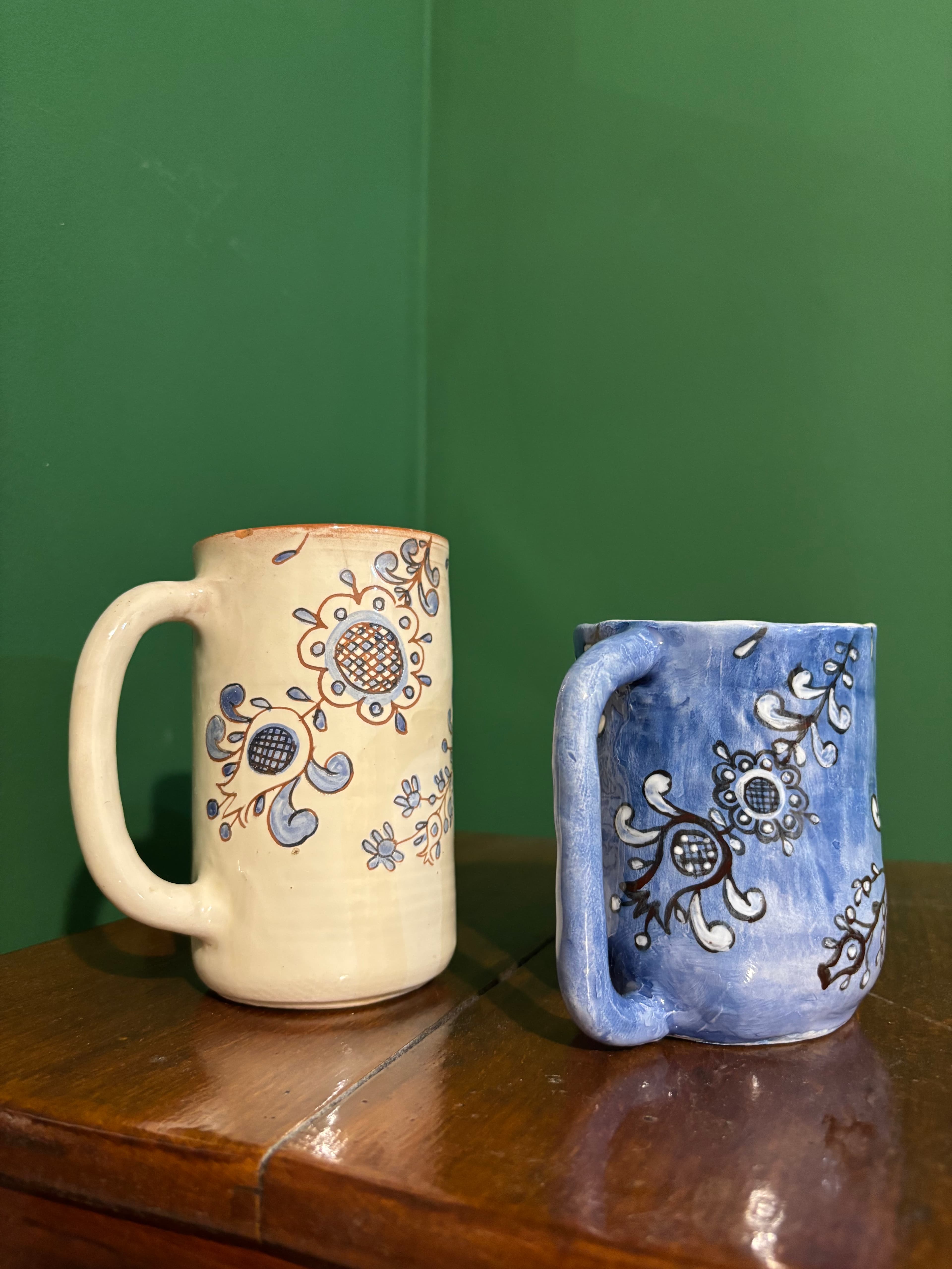 Floral Handle Mug